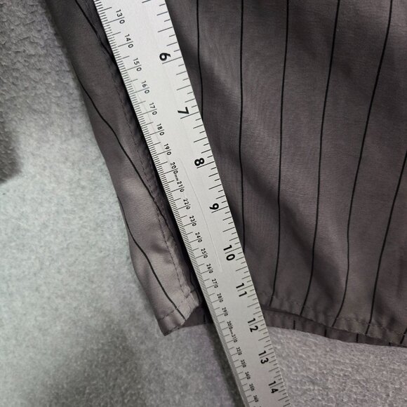 VINTAGE Santa Cruz 36‎ Gray Stripe Board Shorts Outdoor Surf Grunge Skater Y2K - Picture 4 of 12